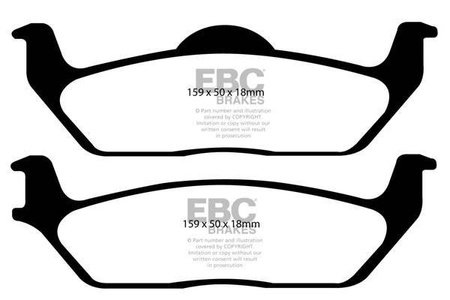 DP41697R - Sada brzdových destiček Série YELLOWSTUFF EBC Brakes