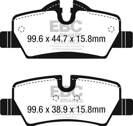 DPX2228 - Sada brzdových destiček Série ULTIMAX2 EBC Brakes