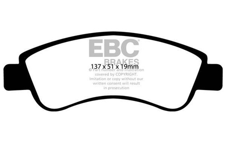 DP1374 - Sada brzdových destiček Série ULTIMAX2 EBC Brakes