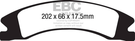 DP41885R - Sada brzdových destiček Série YELLOWSTUFF EBC Brakes