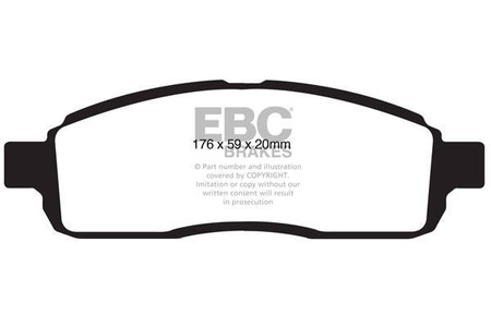 DP1843 - Sada brzdových destiček Série ULTIMAX2 EBC Brakes