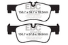 DPX2155 - Sada brzdových destiček Série ULTIMAX2 EBC Brakes