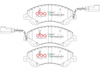 Přední brzdové destičky DBA Brake Pads Street Performance - DB1967SP FORD Tourneo Transit 3rd Gen 250 260 280 300 330 350
