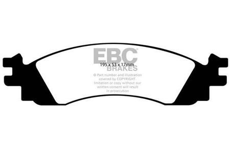 DP1767 - Sada brzdových destiček Série ULTIMAX2 EBC Brakes
