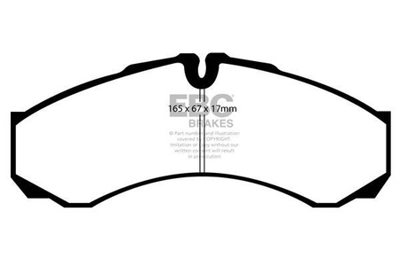 DP1294/2 - Sada brzdových destiček Série ULTIMAX2 EBC Brakes
