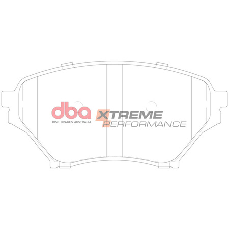 Přední brzdové destičky DBA Brake Pads Xtreme Performance Hawk HB431x.606 - DB1386XP MAZDA MX5 Mk2 NB Sport