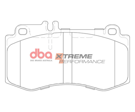 Přední brzdové destičky DBA Brake Pads Xtreme Performance - DB15103XP MERCEDES-BENZ E-Class W212 E400 4Matic E500 Estate S212