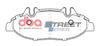 Přední brzdové destičky DBA Brake Pads Street Series Semi-metallic - DB1965SS MERCEDES-BENZ Viano Vito