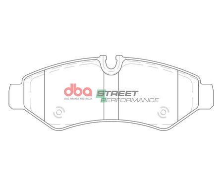 Brzdové destičky DBA zadní brzdové destičky Street Performance - DB15114SP