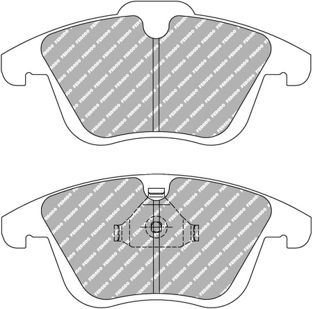 Přední brzdová destička Ferodo Racing DS2500 FCP4045H AUDI A4 8K2 B8 Avant 8K5 A5 Convertible 8F7 JAGUAR XF CC9 