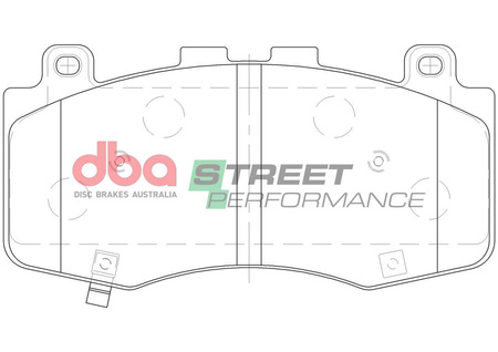 Přední brzdové destičky DBA Street Performance - DB15039SP JEEP Grand Cherokee