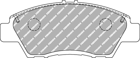 Přední brzdová destička Ferodo Racing DS2500 FCP4404H HONDA CITY Saloon GM CR-Z ZF1 INSIGHT ZE JAZZ III GE GE 
