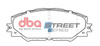 Přední brzdové destičky DBA Brake Pads Street Series Ceramic - DB1801SS TOYOTA Auris ZWE150 ZWE186 Harrier XU60 Mirai Prius Plus ZVW40 Rav 4