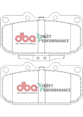 Přední brzdové destičky DBA Brake Pads Street Performance ECE R90 certified Hawk HB178x.564 - DB1170SP MITSUBISHI 3000 GTO NISSAN Aust NZ 180SX 200SX S14 300ZX GZ32 Z32 Silvia S14 S15 Skyline R32 R33 R34 SUBARU Impreza 22B GB270 Prodrive P1 TOYOTA Yaris