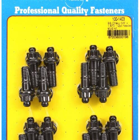 Sady čepů pro záhlaví ARP 100-1403 BB Chevy 3/8 x 1.670" 12pt header stud kit Chevrolet Big Block