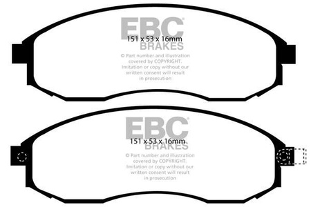 DP1489 - Sada brzdových destiček Série ULTIMAX2 EBC Brakes