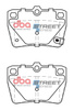 Zadní brzdové destičky DBA Brake Pads Street Series Ceramic - DB1680SS DR DR5 TOYOTA Rav 4