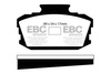 DP129 - Sada brzdových destiček Série ULTIMAX2 EBC Brakes