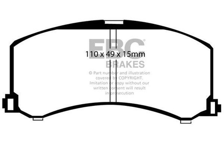 DP1041 - Sada brzdových destiček Série ULTIMAX2 EBC Brakes