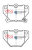 Zadní brzdové destičky DBA Brake Pads Street Series Ceramic - DB1429SS TOYOTA Celica ZZT230 ZZT231 Corolla Verso Prius NHW11 NHW20 Will ZZE127 ZZE128 ZZE129 Yaris XP10 NCP10 JT NCP13 NLP10 SCP10 SCP12 VNK