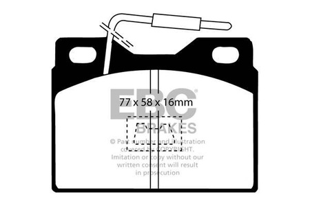 DP220/8 - Sada brzdových destiček Série ULTIMAX2 EBC Brakes