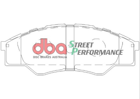 Přední brzdové destičky DBA Brake Pads Street Performance - DB1741SP TOYOTA Aust NZ Hi-Lux Extra Cab KUN15