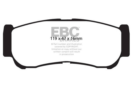 DP1982 - Sada brzdových destiček Série ULTIMAX2 EBC Brakes