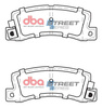 Zadní brzdové destičky DBA Brake Pads Street Series Ceramic - DB422SS TOYOTA Corolla AE102 AE111 AE82 AE92 CDE110 WZE110 ZZE111 ZZE112 Levin AE101