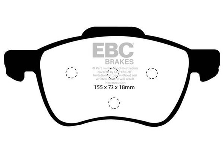 DP41229R - Sada brzdových destiček Série YELLOWSTUFF EBC Brakes