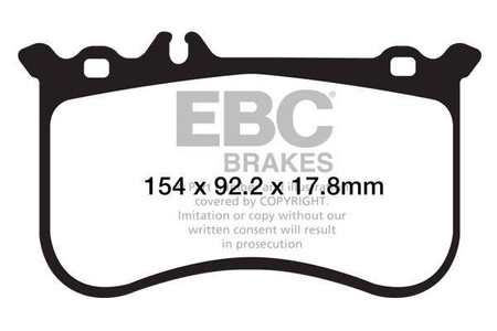 DP32138C - Sada brzdových destiček Série REDSTUFF EBC Brakes