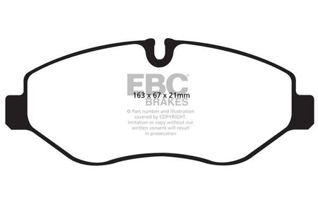 DP1980 - Sada brzdových destiček Série ULTIMAX2 EBC Brakes