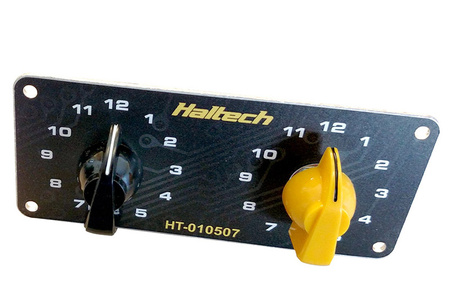Pouze dvojitý spínací panel Haltech - obsahuje žlutý knoflík - HT-010507