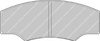 Přední brzdová destička Ferodo Racing DS1.11 FRP218W CITROEN Saxo