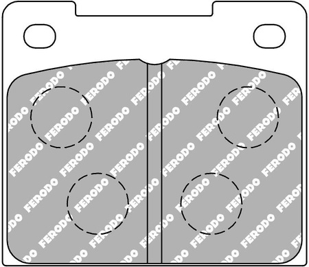 Zadní brzdová destička Ferodo Racing FER4003 FCP809C AUDI RS3 CATERHAM Super Seven CITROEN C2 DS3 CUPRA Leon FORD Cortina Escort 1 Fiesta GINETTA G4 LANCIA Flavia Berlina LOTUS Elan Seven PEUGEOT 206 208 PIPER GTT ROVER Dolomite SEAT TALBOT Avenger TOYOTA