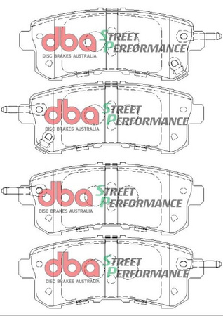 Zadní brzdové destičky DBA Brake Pads Street Performance - DB2244SP INFINITI QX80 NISSAN Patrol Y62