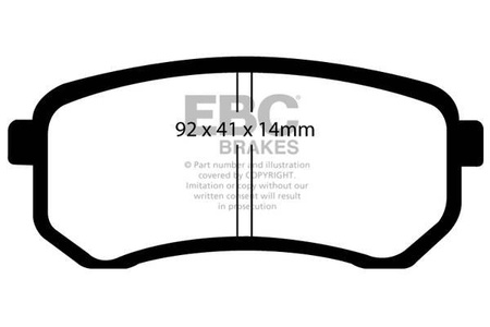 DP1567 - Sada brzdových destiček Série ULTIMAX2 EBC Brakes