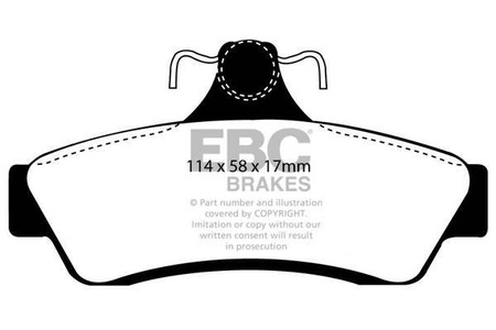 DP41506R - Sada brzdových destiček Série YELLOWSTUFF EBC Brakes