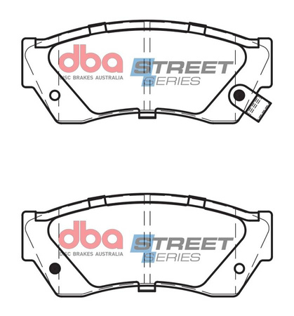 Přední brzdové destičky DBA Brake Pads Street Series Ceramic - DB1155SS SUBARU Justy SUZUKI Alto Cappuccino Swift AA33S AA35S AA44S AA53S AB35S AB44 TATA Indigo
