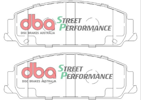 Přední brzdové destičky DBA Brake Pads Street Performance Hawk HB606x.650 - DB1765SP BITTER Vero CHEVROLET M.East S.Africa HOLDEN Aust NZ