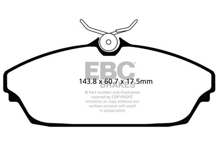 DPX2072 - Sada brzdových destiček Série ULTIMAX2 EBC Brakes