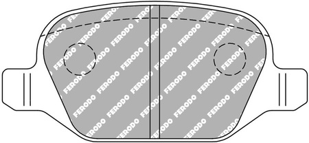 Ferodo DS Performance zadní brzdové destičky FDS1349 Alfa Romeo 147 937 156 932 Sportwagon GT LANCIA Dedra 835 DEDRA SW Lybra 839AX LYBRA 839BX
