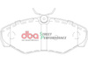 Přední brzdové destičky DBA Brake Pads Street Performance - DB1962SP NISSAN Primastar OPEL Vivaro Life RENAULT Trafic CPV VAUXHALL