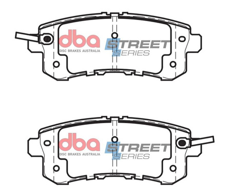 Zadní brzdové destičky DBA Brake Pads Street Series Ceramic - DB2244SS INFINITI QX80 NISSAN Patrol Y62
