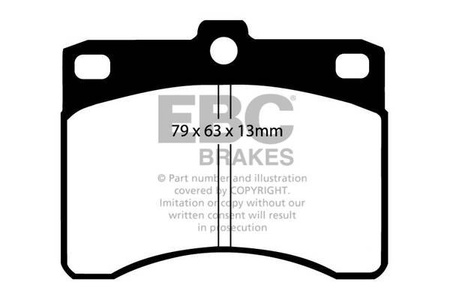 DP685 - Sada brzdových destiček Série ULTIMAX2 EBC Brakes