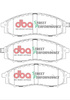 Přední brzdové destičky DBA Brake Pads Street Performance Hawk HB488x.629 - DB1439SP NISSAN NP300 D40 Navara D22