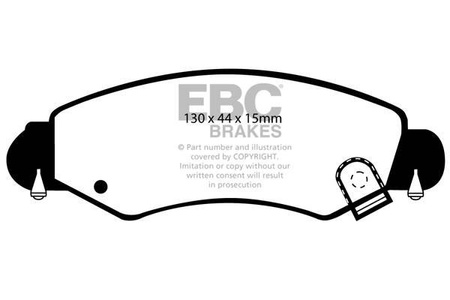 DP1361 - Sada brzdových destiček Série ULTIMAX2 EBC Brakes