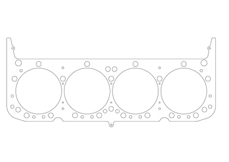 Athena Těsnění hlavy V8 SBC 262,265,283 TH.0,7mm D105,791mm