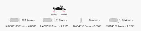 Zadní brzdová destička Ferodo Racing DS1.11 FCP4697W AUDI A3 TT FV3 Roadster FV9 SKODA SUPERB VOLKSWAGEN ARTEON GOLF VII PASSAT TIGUAN,