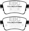 DPX2345 - Sada brzdových destiček Série ULTIMAX2 EBC Brakes