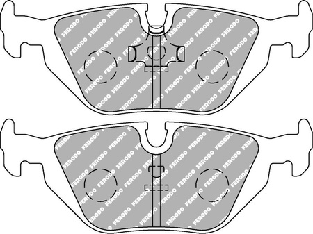 Zadní brzdová destička Ferodo Racing DS3000 FCP850R BMW 3 E36 Compact 5 E39 Touring Z1 Z3 Z3 Coupe Roadster CITROEN Evasion Synergie FIAT Scudo Ulysse LANCIA Zeta PEUGEOT 806,
